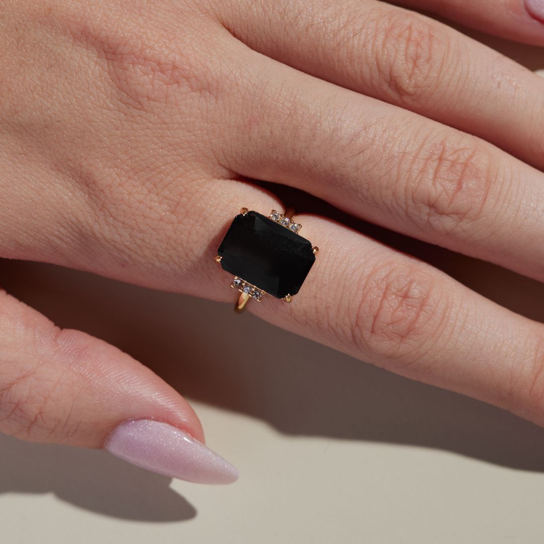 Black Marie Statement Ring