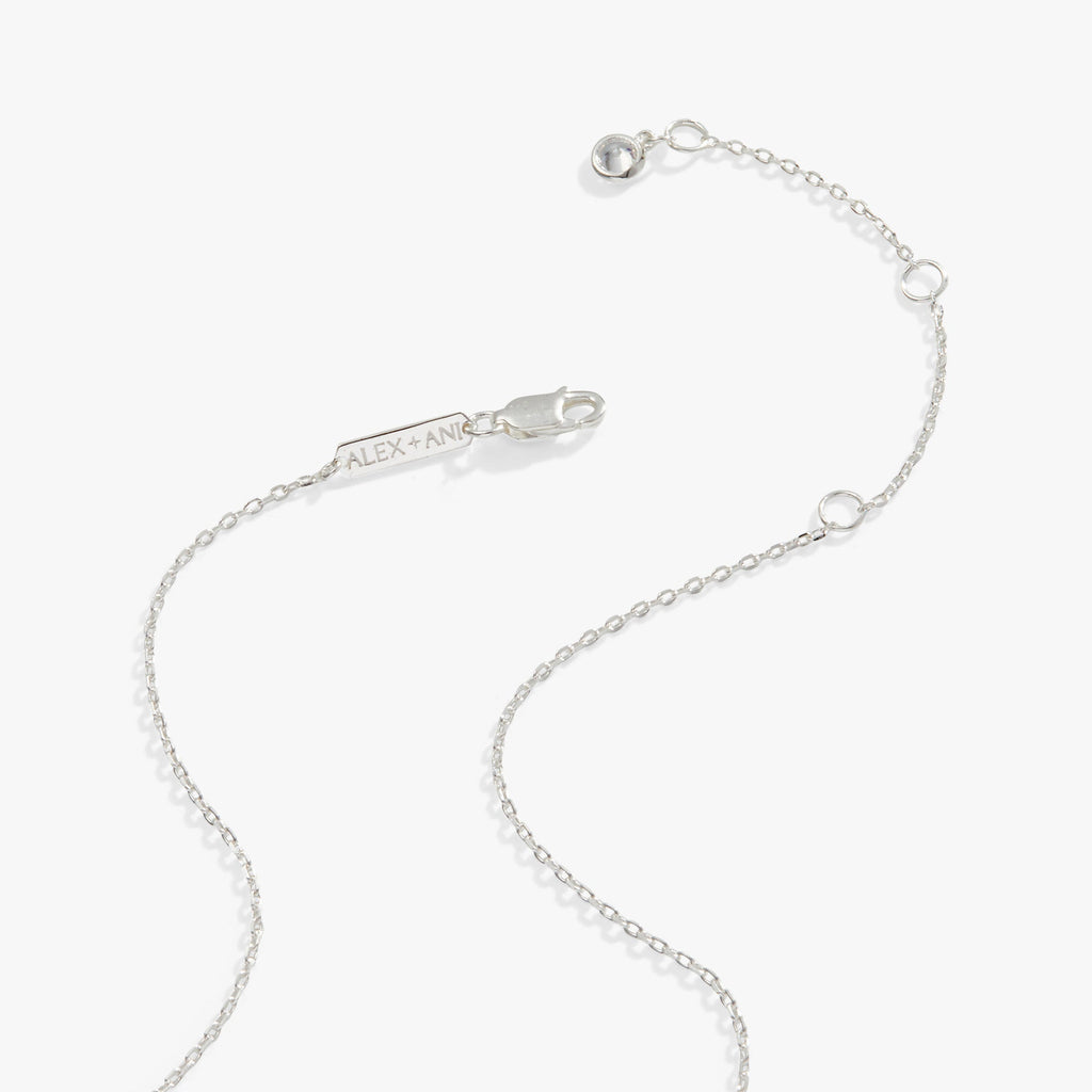 Butterfly + Crystal Necklace, Adjustable